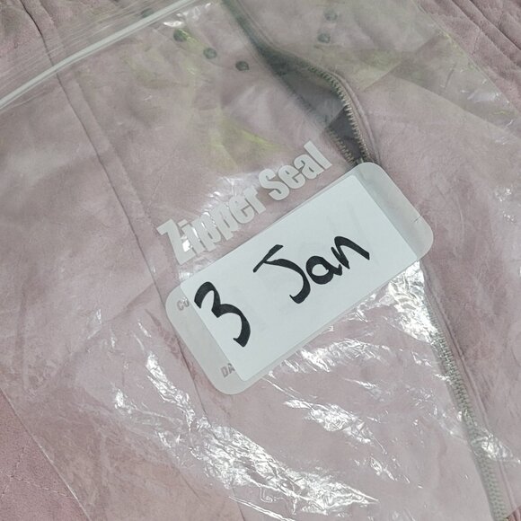 Conradc Women Pink Sleeveless Full Zip Up Studded Detailing Quilted Vest Size 6 - Picture 13 of 13